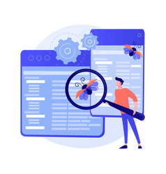 Debugging firewall concept metaphor Royalty Free Vector