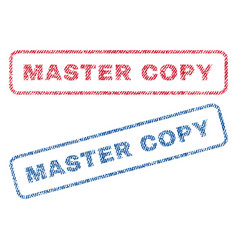 Master Copy Rubber Stamp Royalty Free Vector Image