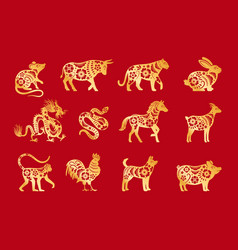 Chinese zodiac Royalty Free Vector Image - VectorStock