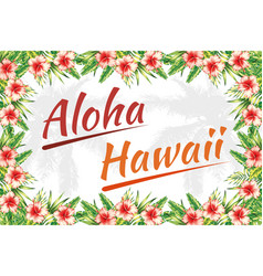 Aloha Royalty Free Vector Image - VectorStock