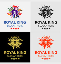 lion crown vector images over 1 900