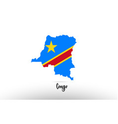 Congo Flag Map Vector Images Over 440