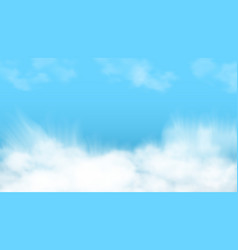 Blue background clouds Royalty Free Vector Image