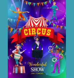 Circus Flyer Vector Images Over 1 000