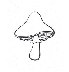 mushroom outline