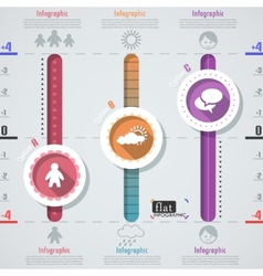 Flat Infographic Design Royalty Free Vector Image