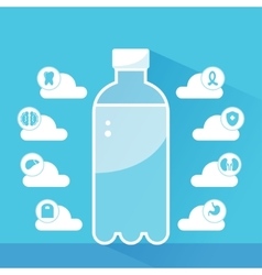 water health benefits infographics template a vector image