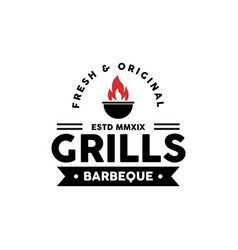 Barbecue grill Royalty Free Vector Image - VectorStock