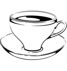 Cup of tea icon cartoon Royalty Free Vector Image