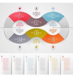 Abstract infographics template design Royalty Free Vector