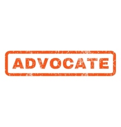 Advocate Rubber Stamp Royalty Free Vector Image