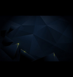 Abstract 3d low poly pattern luxury background Vector Image