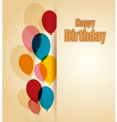 Happy birthday card Royalty Free Vector Image - VectorStock