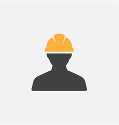 Construction man icon Royalty Free Vector Image
