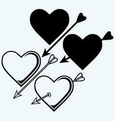 Heart In Clothesline Royalty Free Vector Image