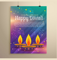 diwali template vector images