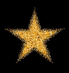 Shiny Gold Star Royalty Free Vector Image - VectorStock