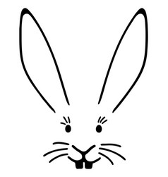 Bunny Faces Vector Images Over 8 000