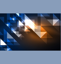 Abstract background mosaic triangle pattern Vector Image