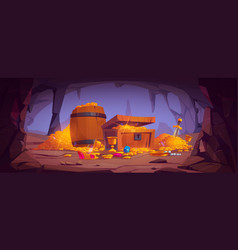 Magic cave Royalty Free Vector Image - VectorStock