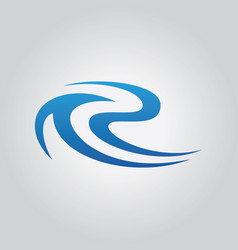 mountain river logos vector