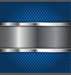 blue brushed metal background