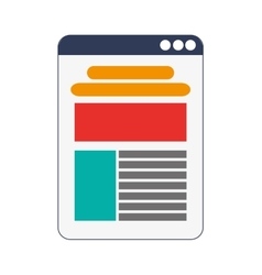 Single webpage icon Royalty Free Vector Image - VectorStock