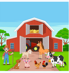 Farm animals Royalty Free Vector Image - VectorStock