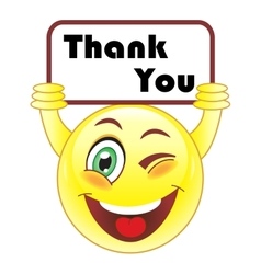 Smiley Thanks Vector Images (87)