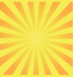 Retro rays comic red background raster gradient Vector Image