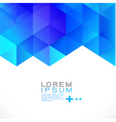 Abstract colorful gradient geometric template Vector Image