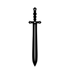 Medieval sword Royalty Free Vector Image - VectorStock