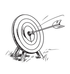 Bullseye Target Sketch Vector Images (over 140)