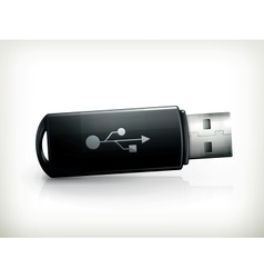 No usb stick sign icon usb flash drive button Vector Image
