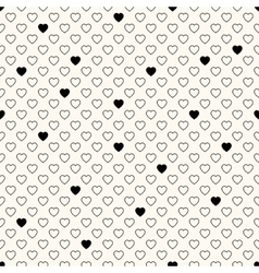 Seamless geometric pattern with hearts Royalty Free Vector