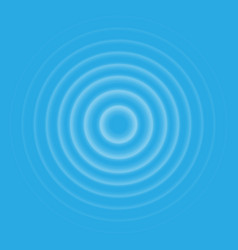 Ripple effect top view transparent water drop rin Vector Image