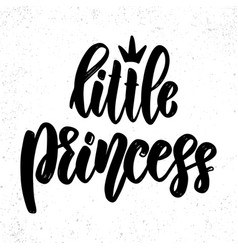 Queen lettering phrase with crown on white Vector Image