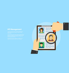 Human resource concept Royalty Free Vector Image