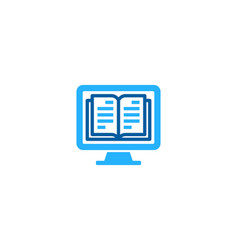 Network book logo icon design Royalty Free Vector Image