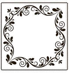 Vintage decorative element calligraphic frame Vector Image