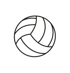 Volleyball Ball Outline Drawing