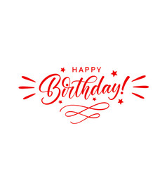 Happy birthday phrase Royalty Free Vector Image