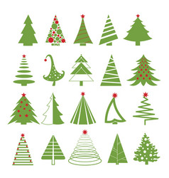 Christmas trees Royalty Free Vector Image - VectorStock