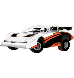 Oval Dirt Track Race Car Vector Images (14)