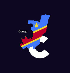 Congo Flag Map Vector Images Over 440