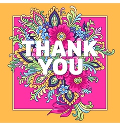 Thank you poster Royalty Free Vector Image - VectorStock