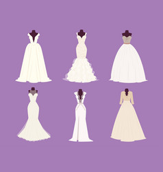 Wedding Dress Royalty Free Vector Image - Vectorstock