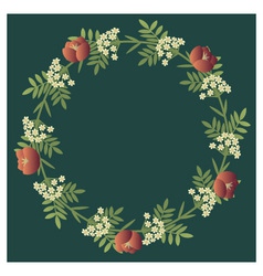Floral wreath Royalty Free Vector Image - VectorStock