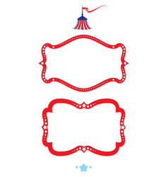 Poster template for circus Royalty Free Vector Image