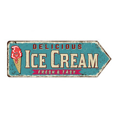 Vintageicecream2 Royalty Free Vector Image - VectorStock